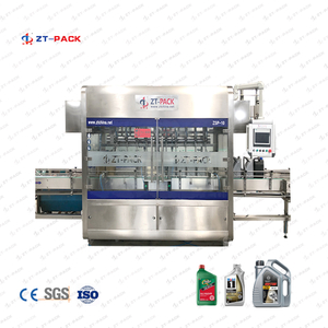 0.5L-7L Flow Meter System Lubricant Oil Filling Machine
