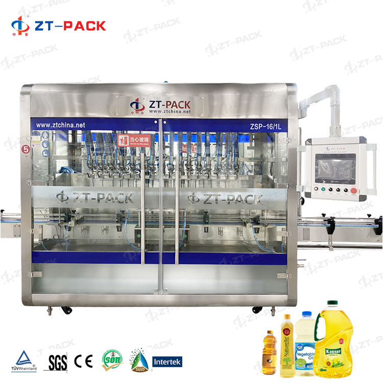 100ml -1000ml Full Automatic Edible Oil Linear Filling Machine